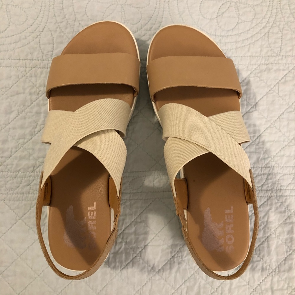 Sorel Cameron Flatform sling back sandal. Size 7. - Picture 6 of 11